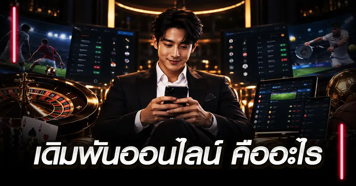 เดิมพันออนไลน์ คืออะไร